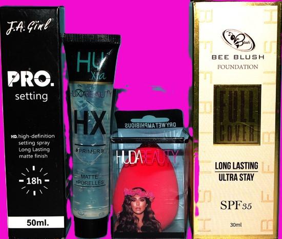 💄 Bee Blush Foundation – Long Lasting Ultra Stay Shade 101  🎁 Free Setting Spray + Free Primer + Free Sponge