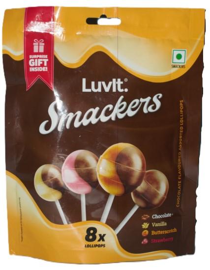 🍭 Luvit Smackers Lollipops – 8 pcs / 96 g