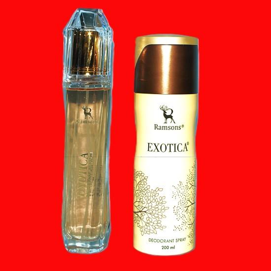 🌿 Ramsons Exotica Combo 100ml Eau de Parfum + 200ml Deodorant Spray