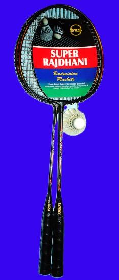 🏸 Super Rajdhani Badminton Racket (1 Set) + Free Vixen Feather Shuttlecock